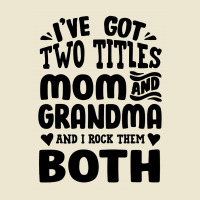 I've Got Two Titles Mom And Grandma Cropped Hoodie | Artistshot