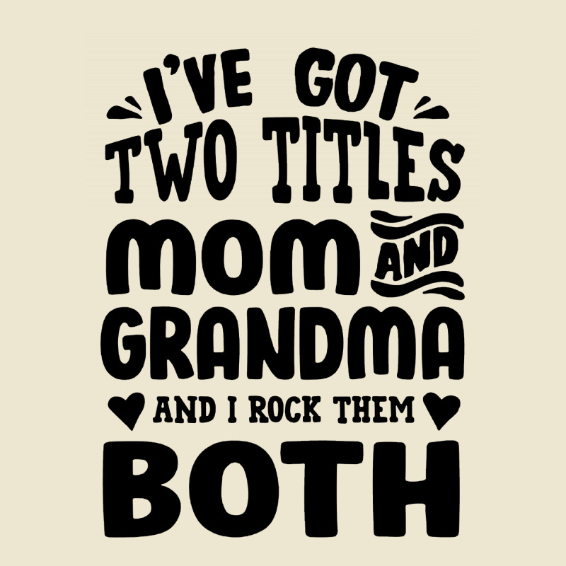 I've Got Two Titles Mom And Grandma Cropped Hoodie by Garden Store | Artistshot