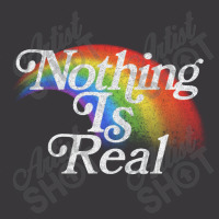 Nothing Is Real, 80s Nihilist Faded Rainbow Ladies Curvy T-shirt | Artistshot