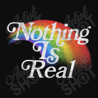 Nothing Is Real, 80s Nihilist Faded Rainbow Crop Top | Artistshot