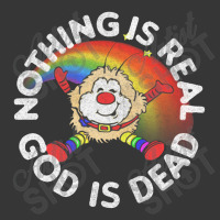 Nothing Is Real God Is Dead  Faded 80s Nihilist Rainbow Design Toddler Hoodie | Artistshot