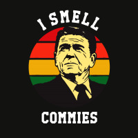 Ronald Reagan I Smell Commies Political Scorecard Crop Tee | Artistshot