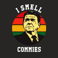 Ronald Reagan I Smell Commies Political Ladies Fitted T-shirt | Artistshot