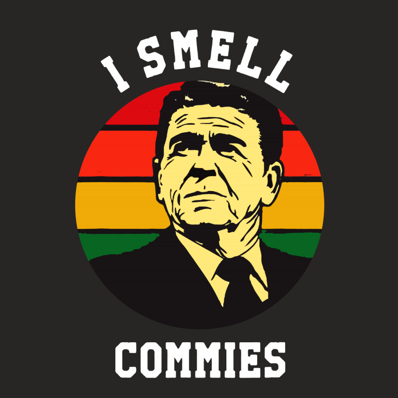 Ronald Reagan I Smell Commies Political Ladies Fitted T-Shirt by Garden Store | Artistshot