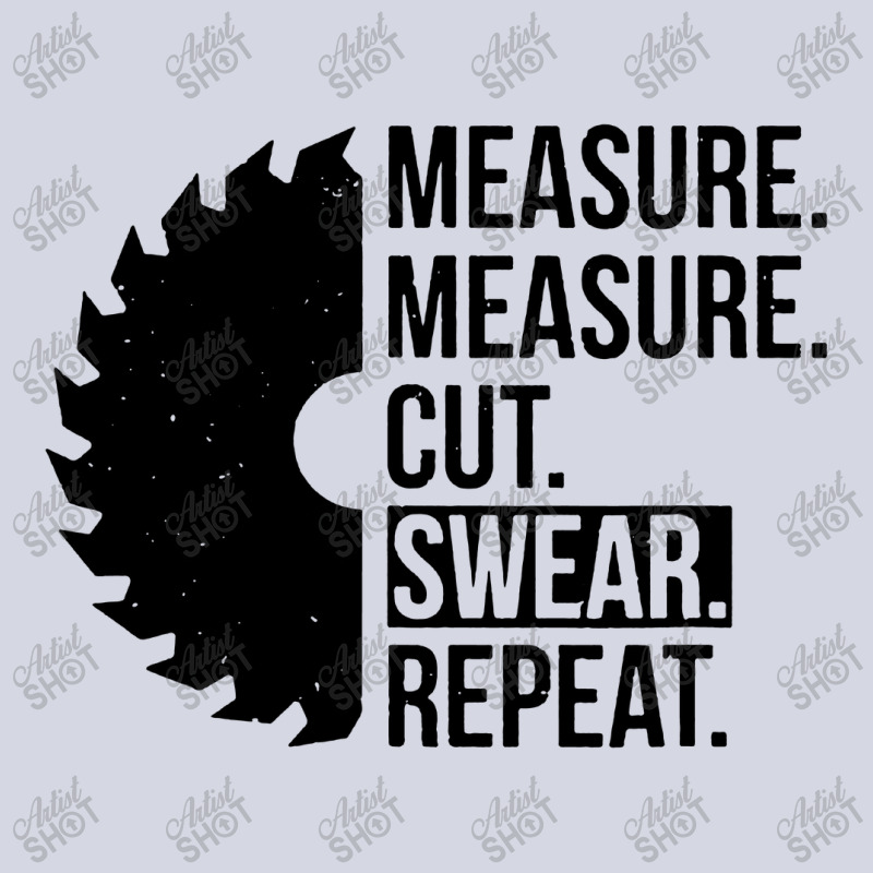 Funny Measure Cut Swear Handyman Fleece Short | Artistshot