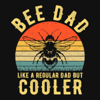 Bee Beekeeper Dad Like A Regular Dad But Cooler Vintage Fathers Day 57 Pin-back Button | Artistshot