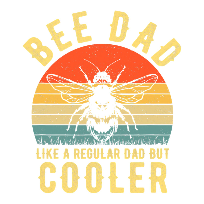 Bee Beekeeper Dad Like A Regular Dad But Cooler Vintage Fathers Day 57 Sticker | Artistshot