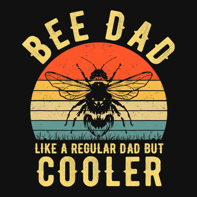 Bee Beekeeper Dad Like A Regular Dad But Cooler Vintage Fathers Day 57 Bicycle License Plate | Artistshot