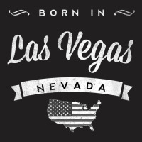 Born In Las Vegas Nevada Retro Vintage Usa Map Tee T Shirt T-shirt | Artistshot