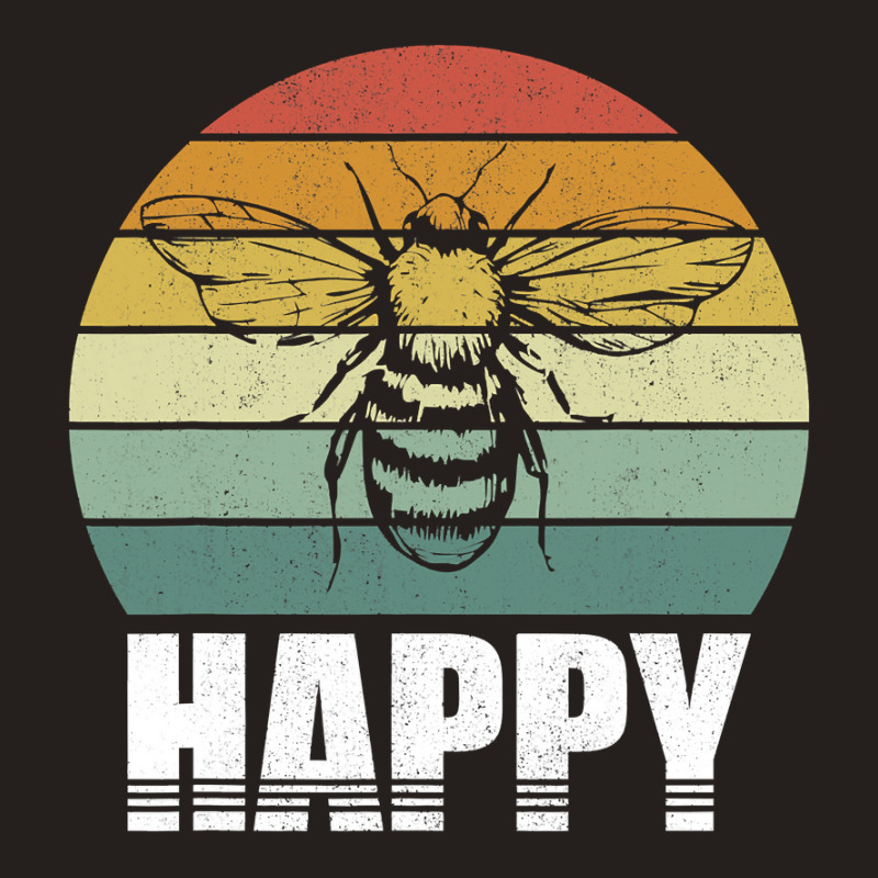 Bee Beekeeper Retro Bee Be Happy Funny Bee Inspirational Vintage 286 H Tank Top | Artistshot