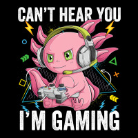 Axolotl Cant Hear You Im Gaming Axolotl Video Gamer Kawaii Anime 320 Adjustable Cap | Artistshot