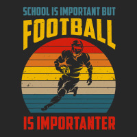 Football Schools Important But Football Is Importanter Funny Vintage 1 Women's Pajamas Set | Artistshot