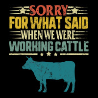 Cow Mooey Farmer Sorry For What I Said When We Were Working Cattle Cow Men's 3/4 Sleeve Pajama Set | Artistshot