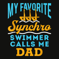 Mens Synchronized Swimming Dad Favorite Synchro Swimmer Artistic T Shi Scorecard Crop Tee | Artistshot