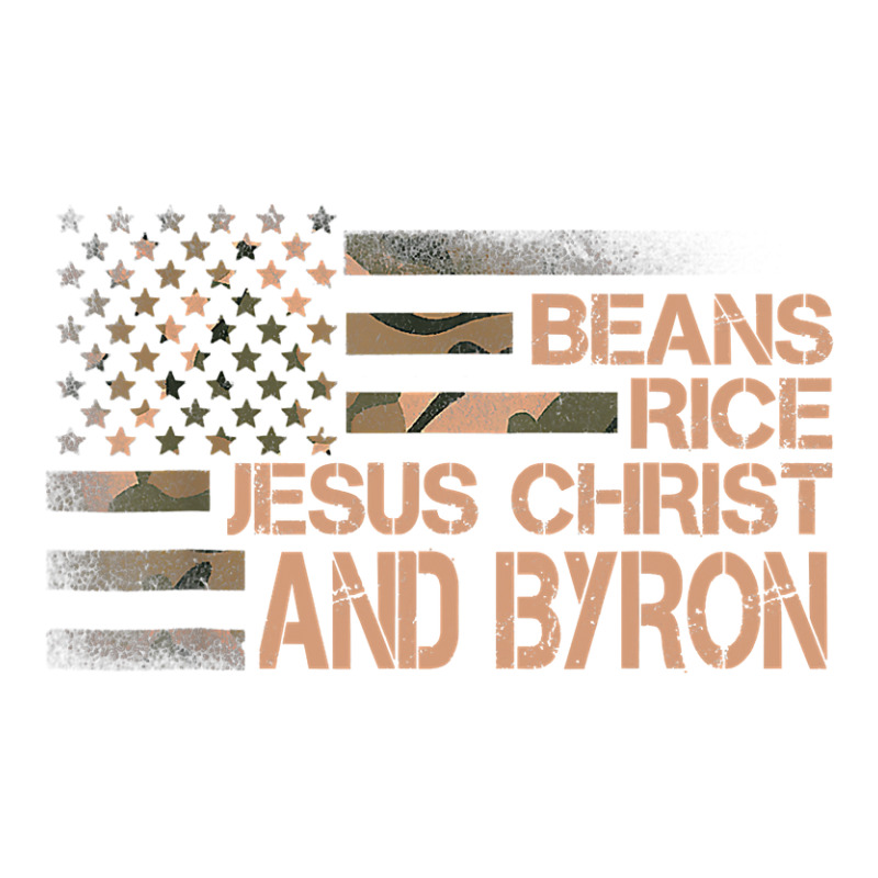 Beans Rice Jesus Christ And Byron Camoue American Flag Youth Tee by Hoangduong | Artistshot