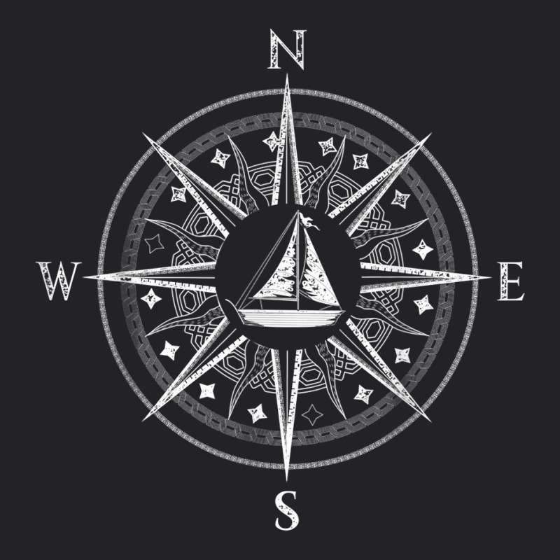 Nautical Sailing Sail Boat Captain Sailor Compass Sailing T Shirt Youth Tee | Artistshot