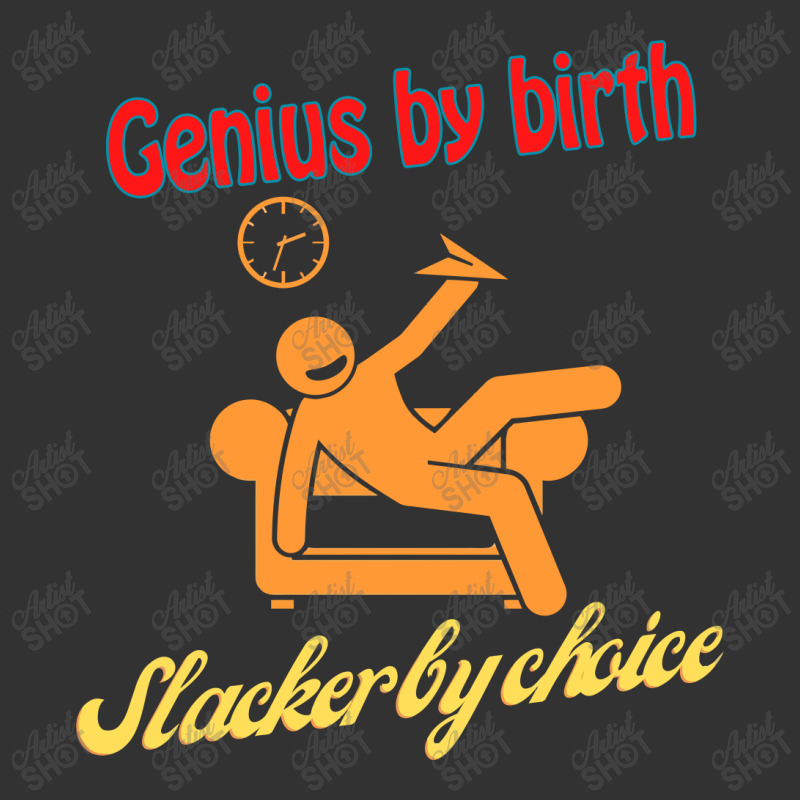 Genius By Birth Slacker By Choice Baby Bodysuit by elasting | Artistshot