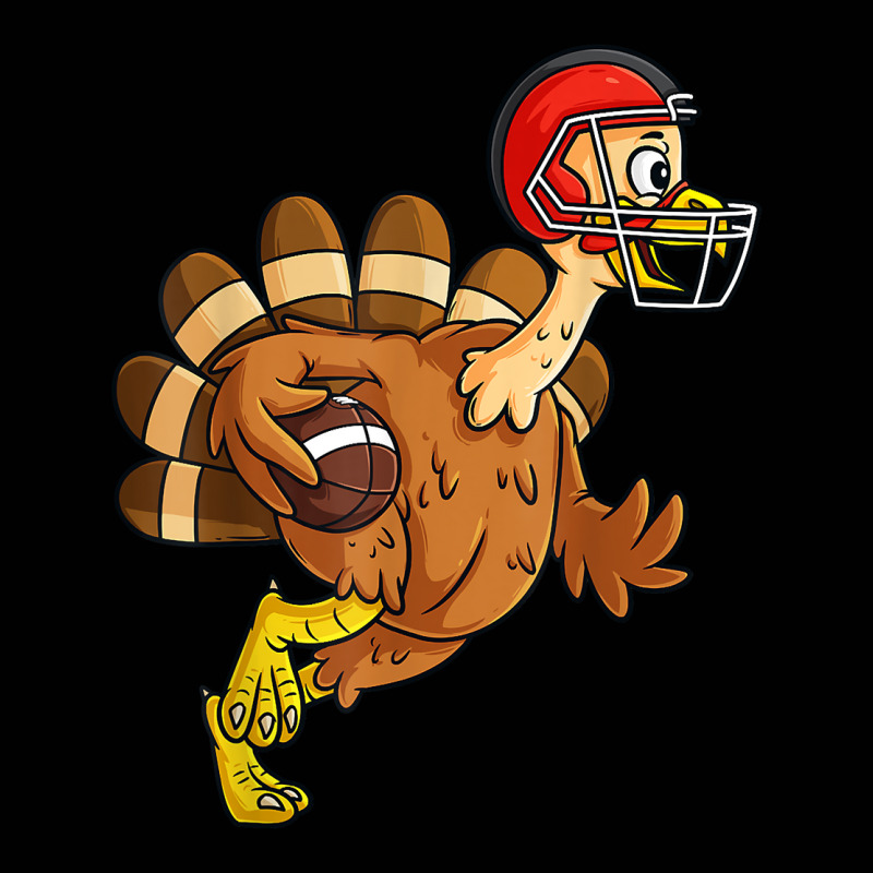 Thanksgiving Turkey Running Back Football Boys Kids Teens T Shirt Toddler 3/4 Sleeve Tee by hollymu | Artistshot