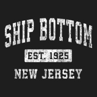 Ship Bottom New Jersey Nj Vintage Established Sports Design T Shirt Classic T-shirt | Artistshot