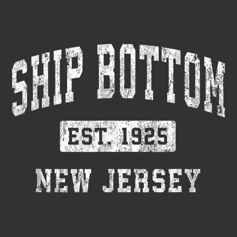 Ship Bottom New Jersey Nj Vintage Established Sports Design T Shirt Vintage Hoodie | Artistshot