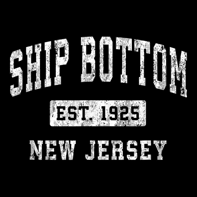 Ship Bottom New Jersey Nj Vintage Established Sports Design T Shirt Lightweight Hoodie | Artistshot