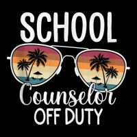 Summer Vacation School End Of Year School Counselor Off Duty Tank Top V-neck Tee | Artistshot