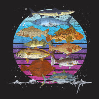 Retro Fishkeeping Underwater Fish Species Sea Animal Fish T Shirt T-shirt | Artistshot