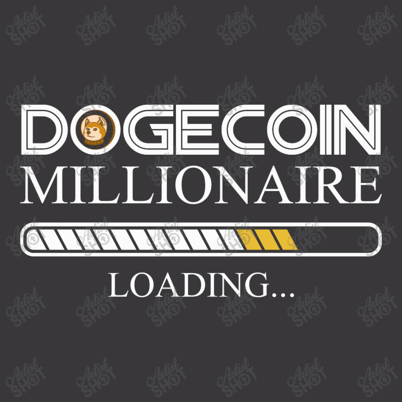 Dogecoin Millionaire Loading Ladies Curvy T-Shirt by elasting | Artistshot