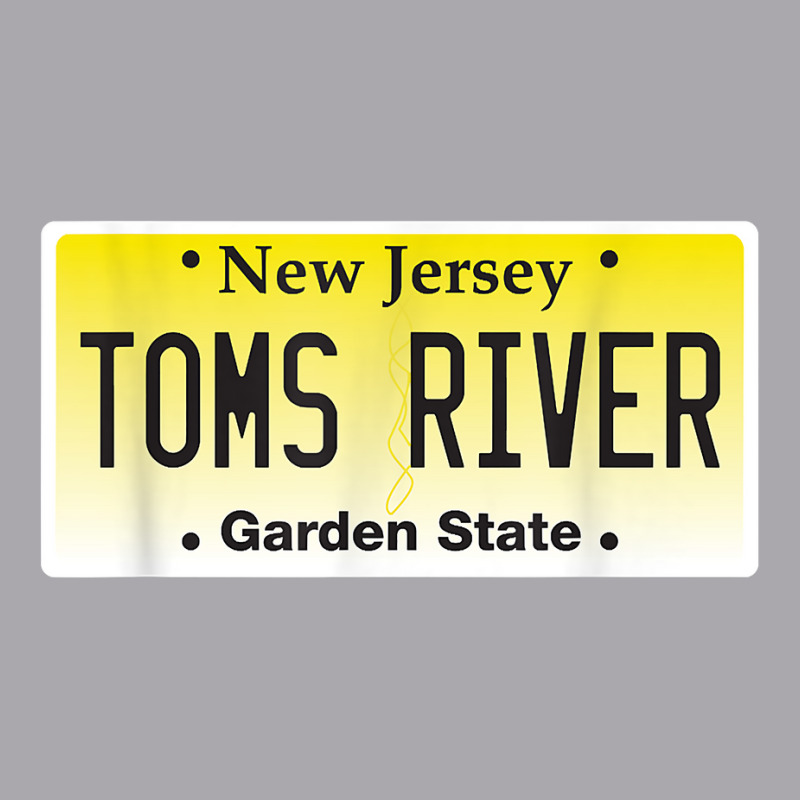 Toms River Nj Hometown New Jersey License Plate Graphic T Shirt Youth 3/4 Sleeve by renelonganecker | Artistshot