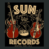 American Independent Record Label Sun Records Women's Triblend Scoop T-shirt | Artistshot