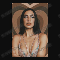 Dua Take A Photo With A Brown Background Love Crop Top | Artistshot