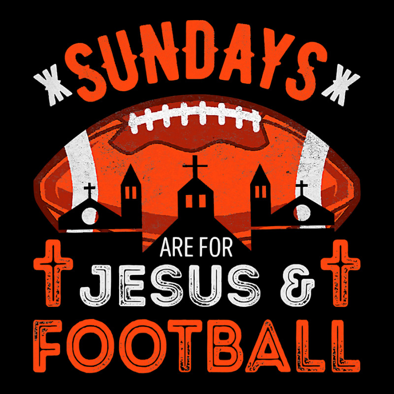 Football Sundays Are For Jesus And Cleveland Christian Women's V-Neck T-Shirt by circularflap | Artistshot