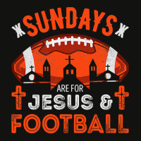 Football Sundays Are For Jesus And Cleveland Christian Scorecard Crop Tee | Artistshot