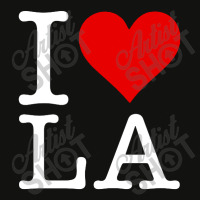 I Love Los Angeles Scorecard Crop Tee | Artistshot