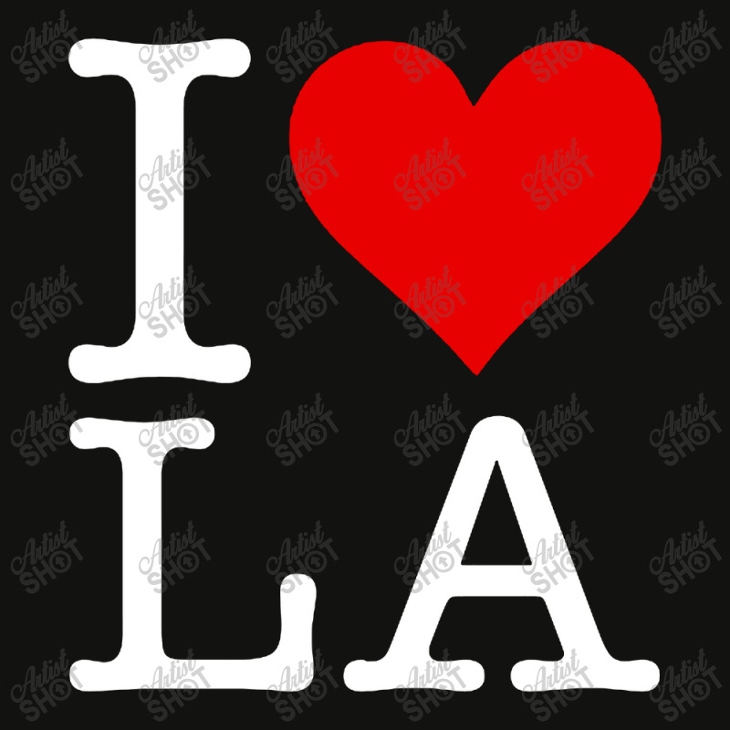 I Love Los Angeles Scorecard Crop Tee by Ataya | Artistshot