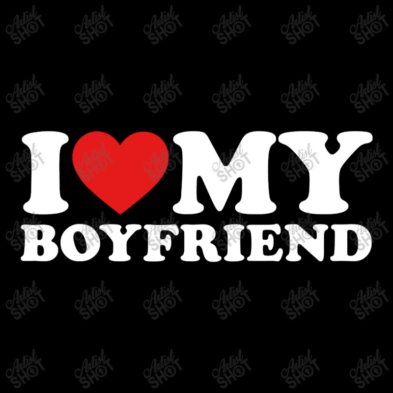 I Love My Boyfriend Pocket T-shirt | Artistshot