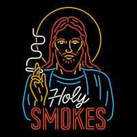 Holy Smokes Funny Jesus Pocket T-shirt | Artistshot