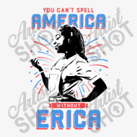 Can't Spell America Without Erica Retro Ladies Fitted T-shirt | Artistshot