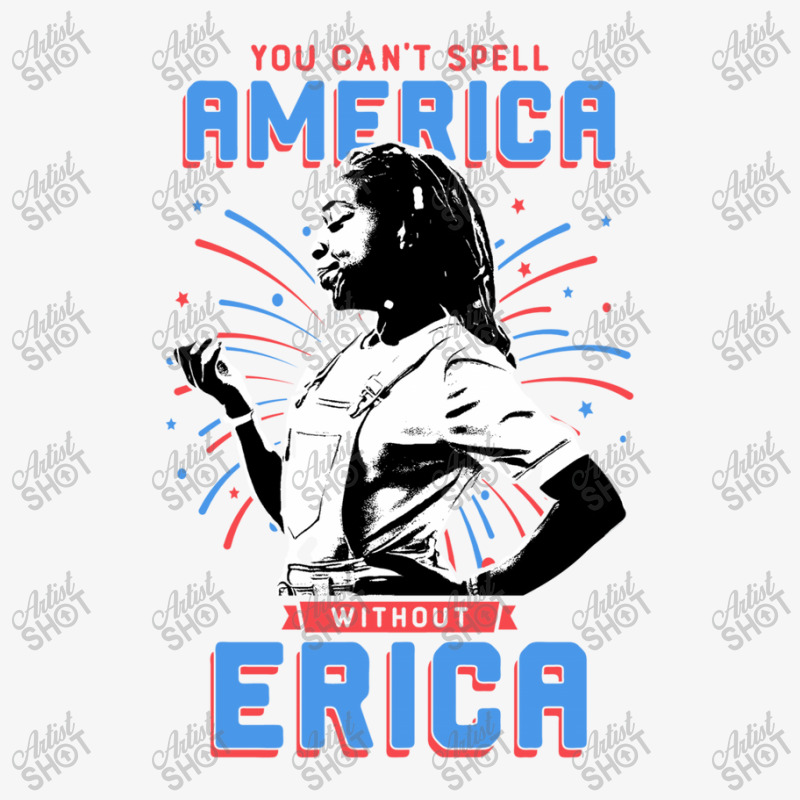 Can't Spell America Without Erica Retro Ladies Fitted T-Shirt by Loopstore | Artistshot