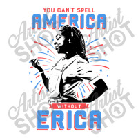 Can't Spell America Without Erica Retro Crop Top | Artistshot