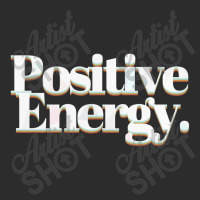 Positive Energy Retro Typographic Font Design Exclusive T-shirt | Artistshot