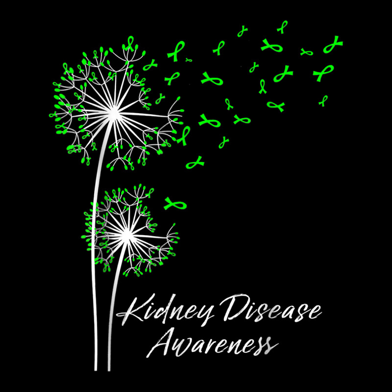 Dandelion Green Ribbon Kidney Disease Awareness Month Family T Shirt Cropped Sweater by kalellwhistlehunt | Artistshot