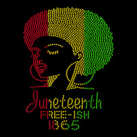 Juneteenth Celebrate 1865 Freedom Day Rhinestone Black Women T Shirt Legging | Artistshot