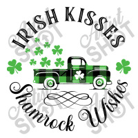 Irish Kisses Shamrock Wishes   St Patrick Day Long Sleeve Shirts | Artistshot