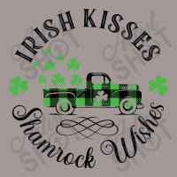 Irish Kisses Shamrock Wishes   St Patrick Day Vintage Hoodie | Artistshot