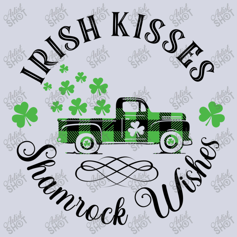 Irish Kisses Shamrock Wishes   St Patrick Day Fleece Short | Artistshot