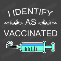 I Identify As Vaccinated Vintage T-shirt | Artistshot