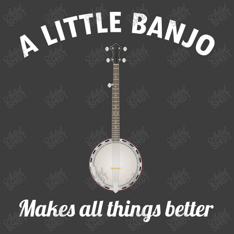 Banjo Bluegrass Music Traditional Musician Funny Gift Men's Polo Shirt by Tasteful Tees | Artistshot