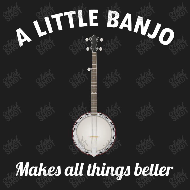 Banjo Bluegrass Music Traditional Musician Funny Gift Classic T-shirt by Tasteful Tees | Artistshot