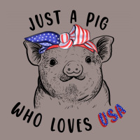 Just A Pig Who Loves Usa Vintage T-shirt | Artistshot